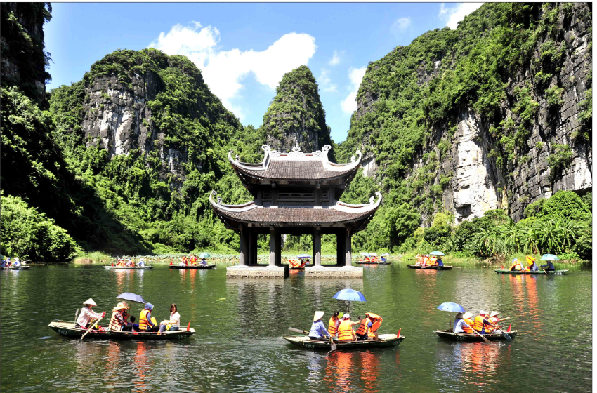 Day 1: Visit Hoa Lu Tam Coc Mua Cave small group Tour from Hanoi